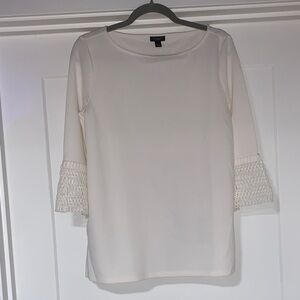 Ann Taylor Lace Bell Sleeve, size S